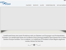Tablet Screenshot of labelocean.de